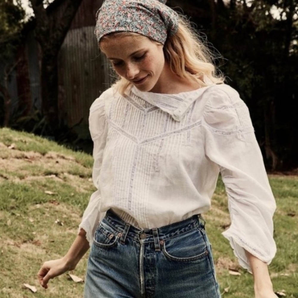 NWOT Doen Albertine Top in Salt